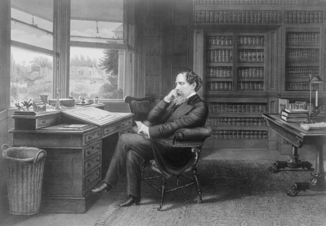 office-charles-dickens-work-writing-place