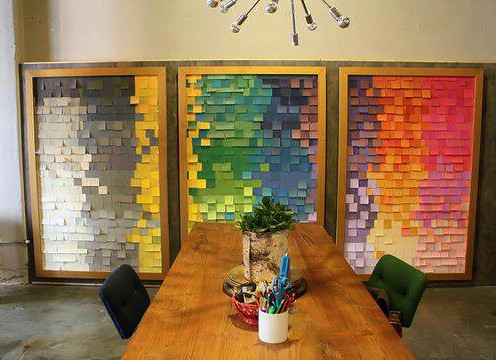 woonhome-post-it-art-postit-kunst-muur