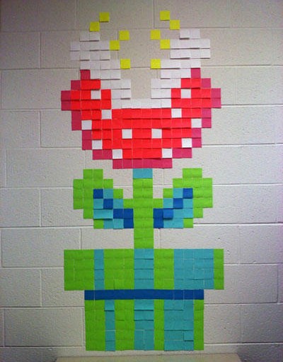 woonhome-retro-post-it-note-art-mario-plant