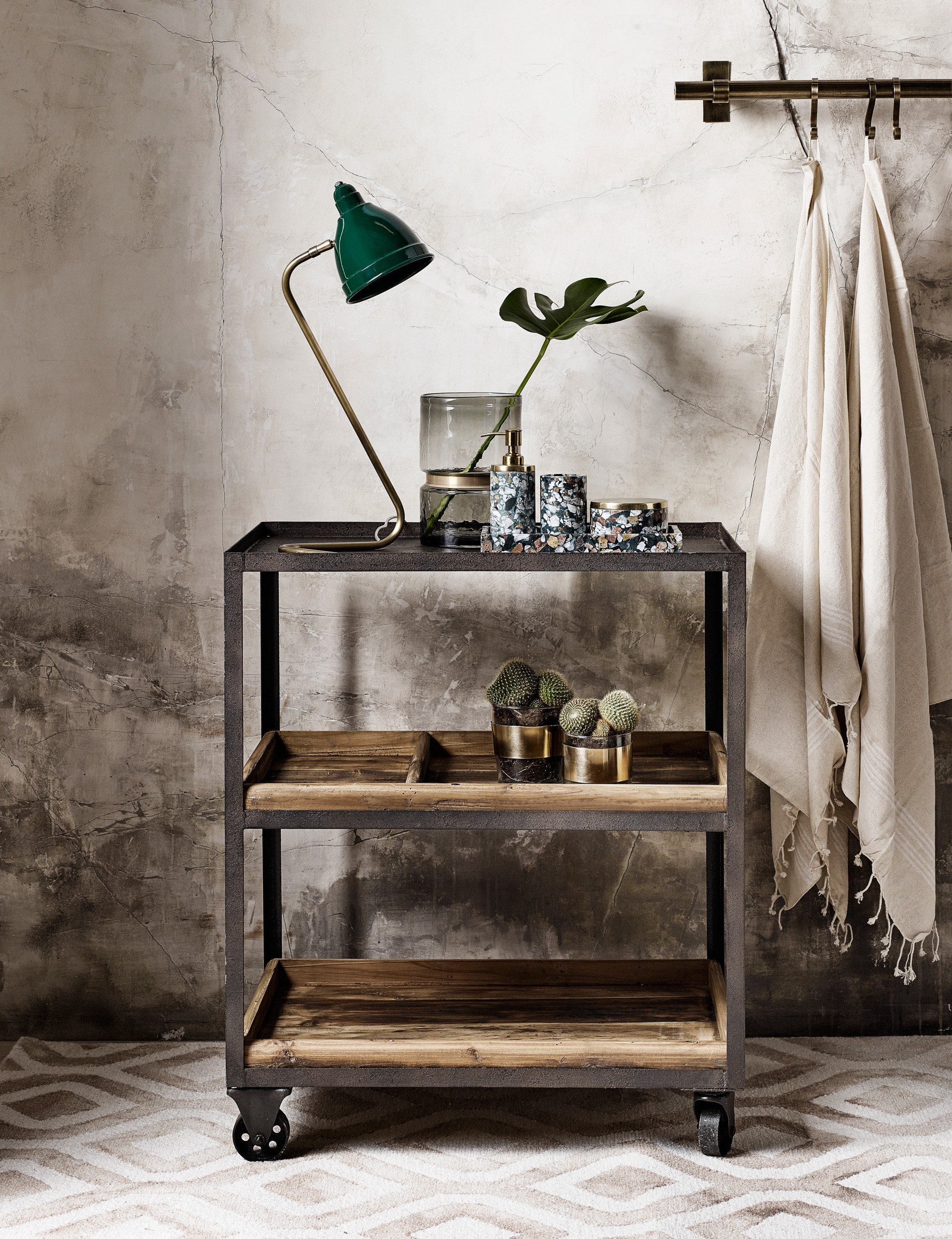 woonhome-trolley-hout-houten-metalen-trolley-trend-botanical-home-planten-kar