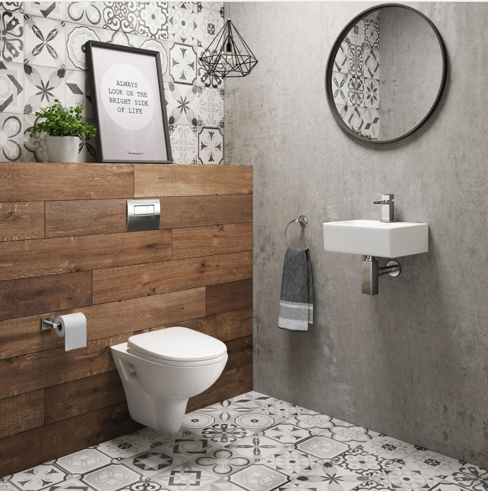 Een hangend toilet past in elk badkamer of toilet interieur!