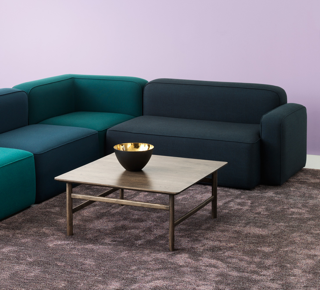 De modulaire Rope Sofa van Normann Copenhagen bestaat uit verschillende modules. Deze sofamodules zijn verkrijgbaar in allerlei kleuren. 