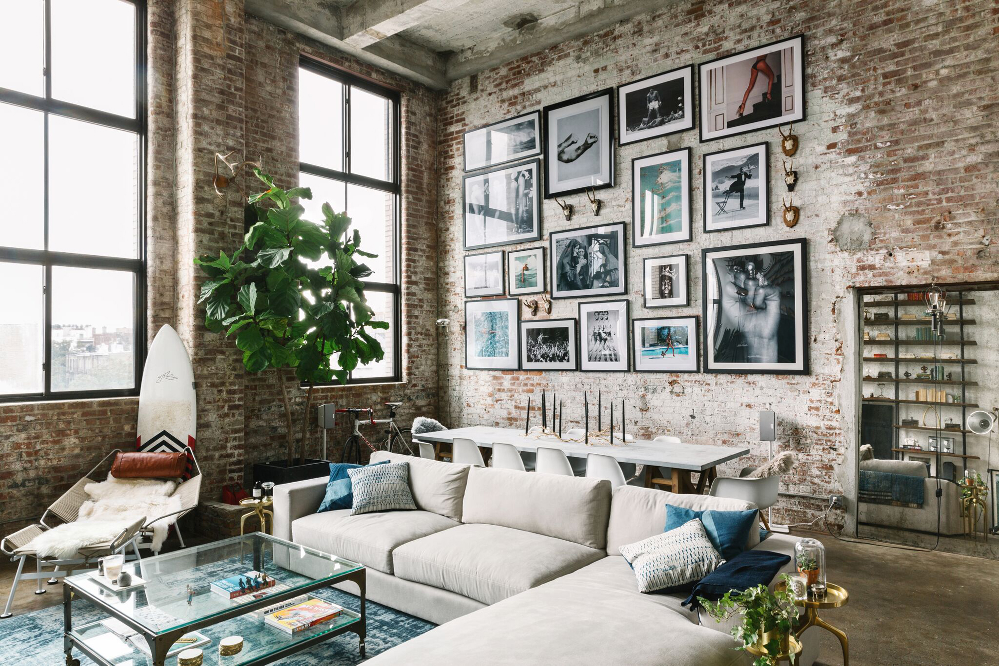 New York Loft Ingericht en gestyled door interieurstylist Jae Joo.