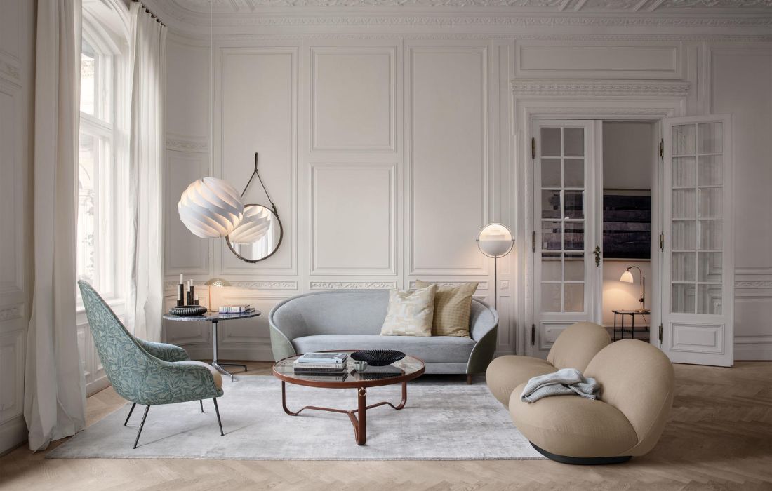 Houd het rustig om een design sfeer aan je kamer te geven.
