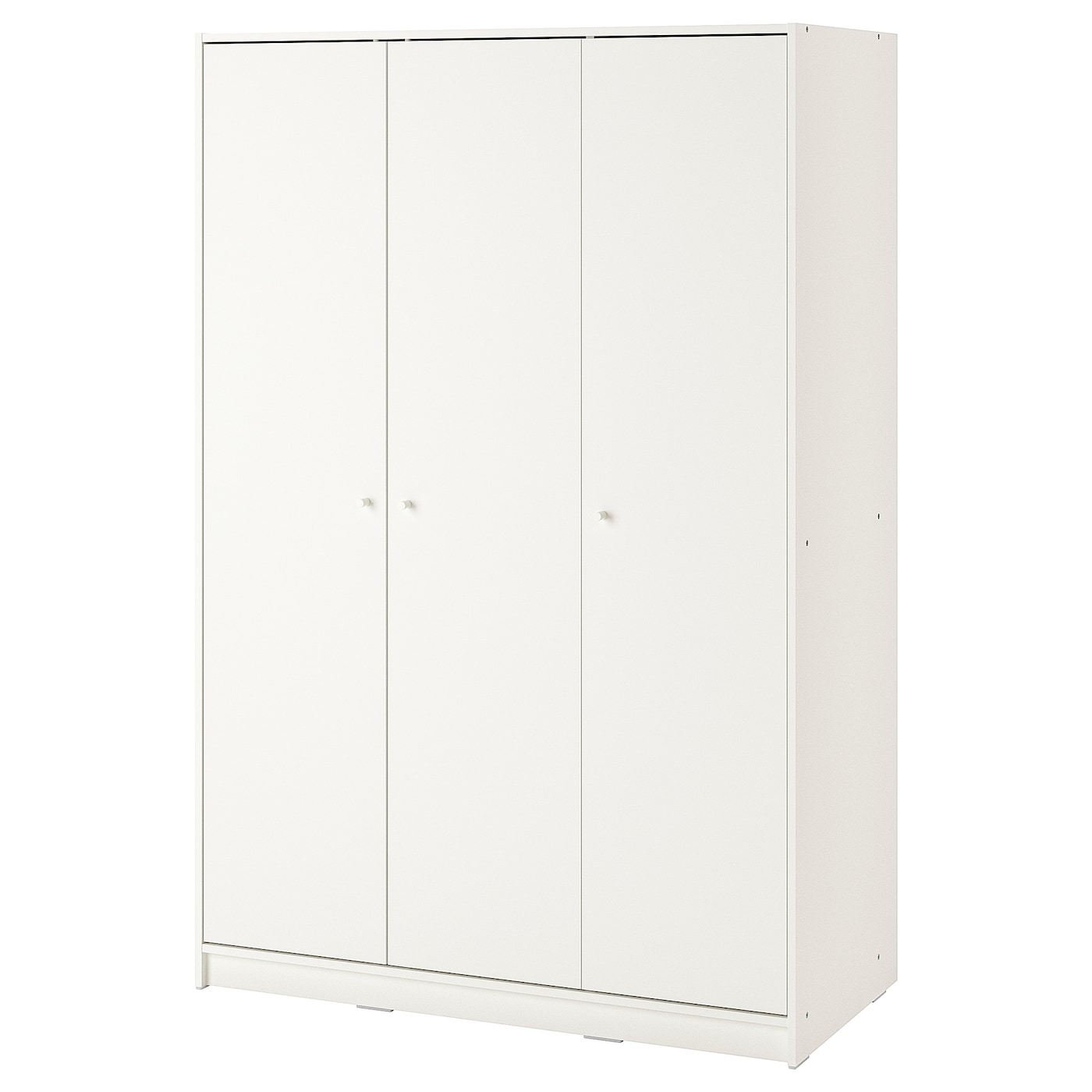 Meer bedrag Horzel Woonhome - IKEA &#8211; KLEPPSTAD Kledingkast met 3 deuren &#8211;  117&#215;176 cm &#8211; Wit