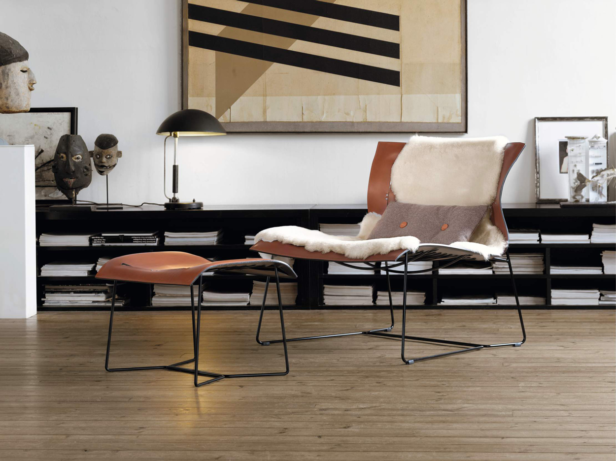 Eenvoud vraagt grote designklasse. De Cuoio Lounge van het merk Walter Knoll heeft een minimalistisch en elegant design. De bruin leren loungestoel is gemaakt van duurzame materialen die een uiterst zachte zitting bieden.