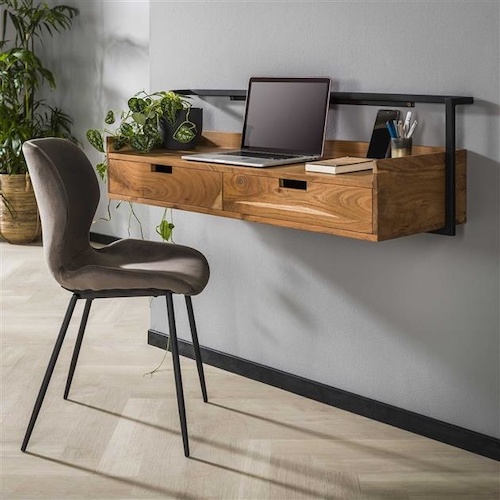 woonhome-zwevend-bureau-industrieel-naomi-acaciahout-2-lade