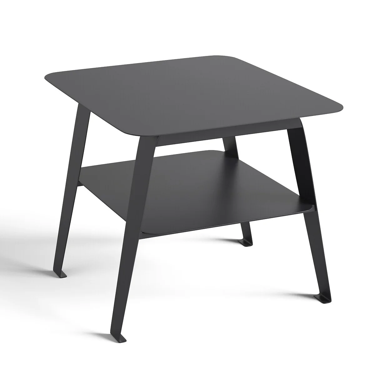 Een praktische bijzettafel met twee tafelbladen: dat is de Hiba van La Redoute Interieurs.